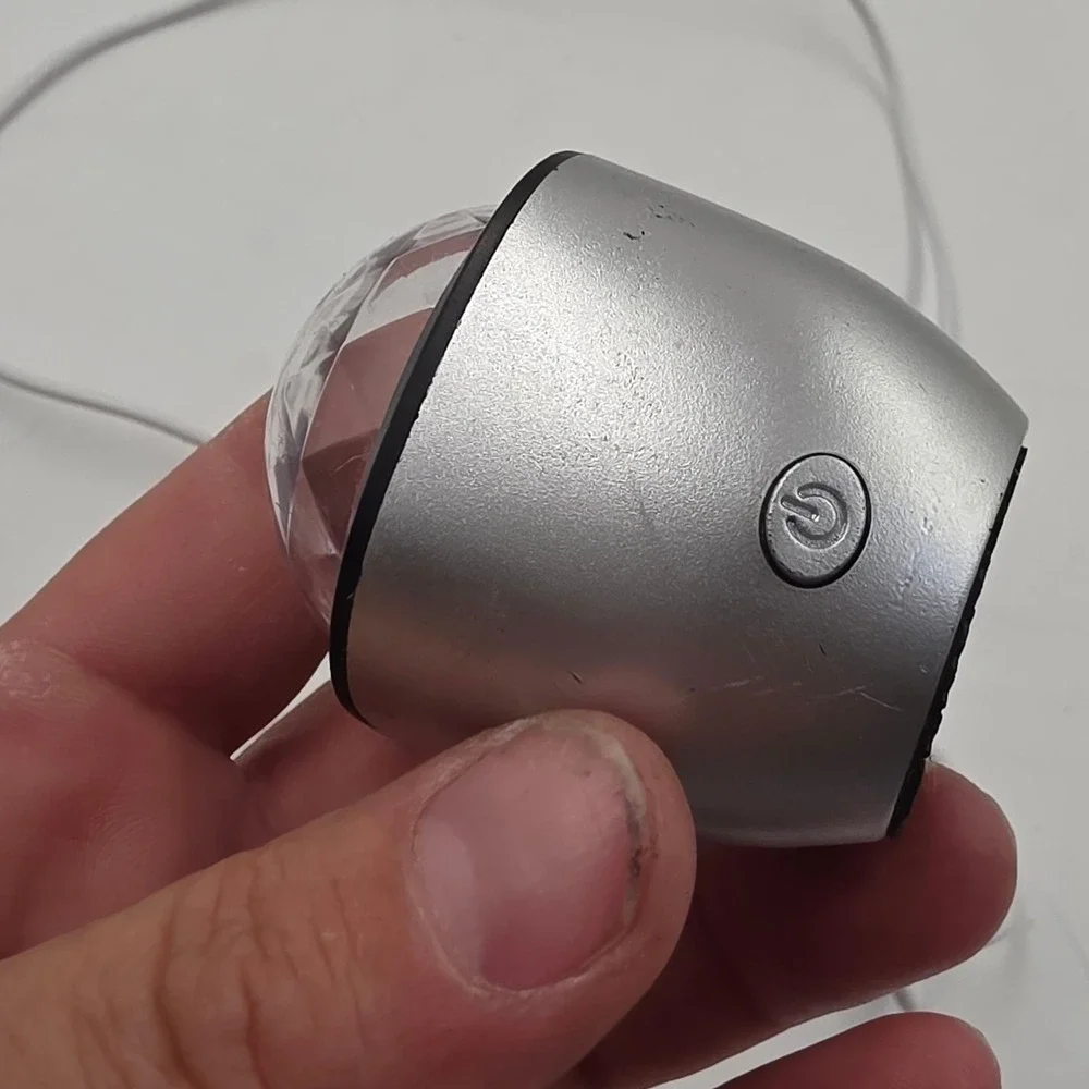 Mini USB Disco Ball Party Light with Samsung Adaptive Fast Charging Wall Plug